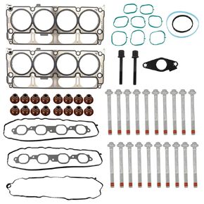 Cylinder Head Gasket Set with Bolts Compatible with GMC Sierra Yukon XL, Chevy Silverado 1500 Suburban Tahoe 5.3L V8 2014-2019 Replacement for HS26744PT HS54996 HGS4308 HS8429