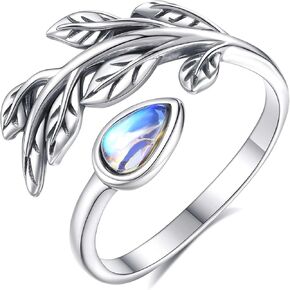 AEONSLOVE 925 Sterling Silver Adjustable Rings Saint Benedict/Jesus Cross Ring Religious Jewelry Gifts for Women Men