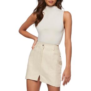 Forever 21 Twill Mini Skirt