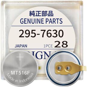 295-7630 Battery,Replacement for Citizen Eco-Drive Watches - Model 295-763 MT516F, Fits ​J015M,​J165M