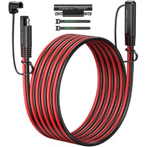 10AWG 10FT SAE Extension Cable, SAE Quick Disconnect Connector for Automotive, Solar Panel, RV, Battery Charger