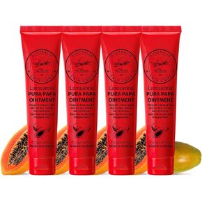 4 Pack Papaw Ointment, 25g Each Papaya Cream with Lip Applicator Imported Directly From Australia