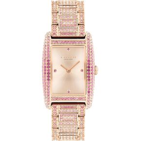 Coach Reese Women's 2H Quartz Watch, Stainless Steel Bracelet - Water-Resistant up to 3ATM – Sleek and Sophisticated Timepiece - Gift for Her, 24.5mm