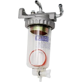 VIKKSAER 8971880421 Fuel Filter Water Sediment Separator, Replacement for Isuzu NPR HD NQR 4HE1 4.8L 1998-2004, Replaces 8971880420 97188042