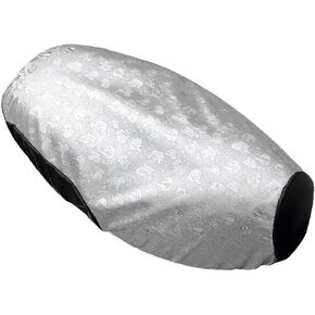 Modengzhe Rainproof Coated Leatherette Seat Cover for Motorbike, 3D Pattern Waterproof Cushion Cover for Motorcycle Moped Scooter (XL)