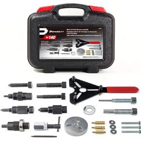 Powerbuilt A/C Air Conditioning Clutch Removal and Installation Tool Kit for Automotive Car Repair - 648747