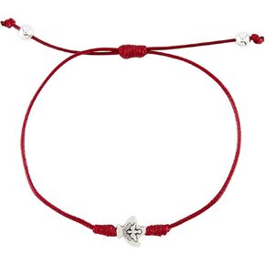 Needzo Confirmation Dove Cord Bracelet, Catholic Gifts, 7.5 Inches Adjustable Slip Knot