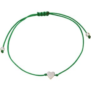 Pingyongchang St. Patrick's Day Bracelets Cute Green Clover Leaf Beads Bracelets with Gift Message Card Lucky Irish Shamrock Rope Bracelets for Women Men Holiday Jewelry Gifts