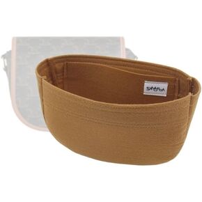 SAMORGA (4-18/ C-Folco-M Bag Organizer for Medium Folco Bag in Triomphe Canvas Bag Organizer Insert Innerbag (1.2mm Triomphe Brown)
