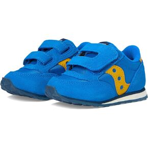 Saucony Kids Jazz Hook & Loop Sneaker (طفل صغير/طفل صغير) ، أزرق/أصفر ، 10 الولايات المتحدة للجنسين