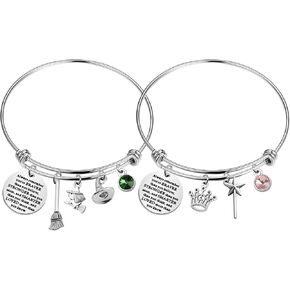 WSNANG Witch Musical Inspired Gift Witch Hat Charm Bracelet/Necklace Musical Character Keychain Musical Jewelry