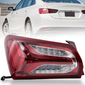 ANTUZE Rear Tail Light Compatible with 2019 2020 2021 2022 Chevy Malibu Taillamp Outer LED Taillight (Passenger right side)