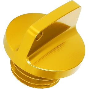 Universal Motorcycle Engine Oil Filler Cap Screw Cover Plug Replacement Gold Tone Valve Oil Cap