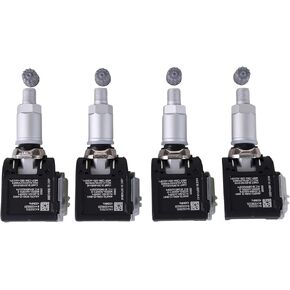 84152501 TPM Sensors,4 Pack Tire Pressure Sensors Compatible for Chevy Silverado 2019 2020, 433MHz Tire Pressure Monitoring System GM-C Trailer Tire Pressure Monitoring Sensor Replace 84338125