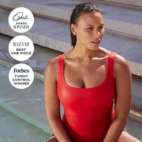 DreamSculpt® Square Neck Tank by STYLEST | Shapewear Swimsuit Designed to Flatter and Enhance Your Curves in Saudi Arabia