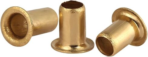 1000pcs Copper Hollow Rivet M1.45(D)*3.0(L) Metal Elements Rivet Double-Sided Circuit Board PCB vias Nails in Kuwait