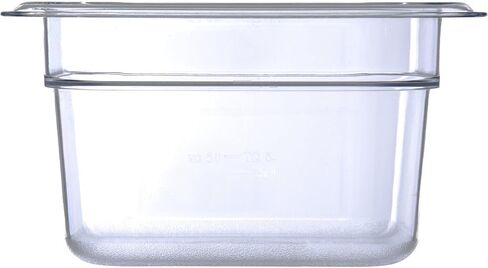 صينية طعام ستوربلاس بحجم سادس، بولي كربونات، بعمق 6.4 سم، شفافة من كارليسل 3068307 in Kuwait