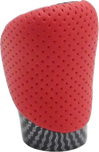 33504-48110-E0 Shift Lever Knob, Leather Gear Shift Knob Shifter Replacement for Lexus NX300h RC RC350 2015-2021 Replacement for GS200t IS200t RC200t 2016-2017 Replace 33504-48110-C0(Red) in Saudi Arabia