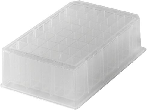 Caplugs Evergreen 222-8672-08C أطباق معقمة ذات 48 بئرًا عميقة. بوليمر بولي بروبيلين، طبيعي، حقيبة in Kuwait