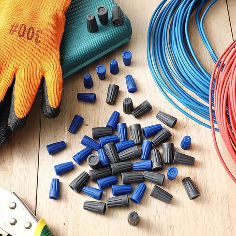 150 Pcs Waterproof Wire Electrical Connectors Outdoor Splice Terminal Electrical Connectors 22AWG-12AWG Cable Wire Landscape Connectors Wet Location Available for Building Application Connect in Saudi Arabia