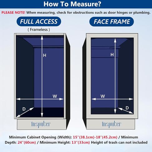 سلة المهملات ذات السحب المزدوج من Insputer تحت الخزانة، يمكن سحب سلة المهملات في الخزانة 35 كيو تي، يمكن سحب سلة المهملات شديدة التحمل تحت الخزانة لصندوق إعادة تدوير المطبخ، لا يمكن تضمين القمامة in Kuwait