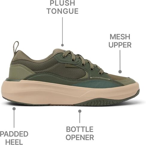 REEF Men's Fanning Shoe, Lightweight, Cushion Footbed, Bottle Opener in Kuwait