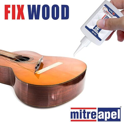 MITREAPEL Super CA Glue (3 x 1.7 oz) with Spray Adhesive Activator (3 x 6.7 fl oz) Ca Glue with Activator for Wood, Plastic, Metal, Leather, Ceramic - Cyanoacrylate Glue for Crafting&Building (3 Pk) in Saudi Arabia