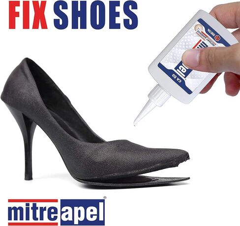 MITREAPEL Super CA Glue (3 x 1.7 oz) with Spray Adhesive Activator (3 x 6.7 fl oz) Ca Glue with Activator for Wood, Plastic, Metal, Leather, Ceramic - Cyanoacrylate Glue for Crafting&Building (3 Pk) in Saudi Arabia