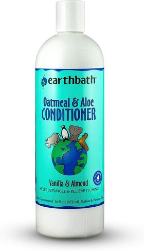Earthbath Oatmeal & Aloe Conditioner– Dog Conditioner for Allergies & Itching, Dry Skin, Helps Detangle & Relieve Itching, Made in USA – 16 Oz in Kuwait