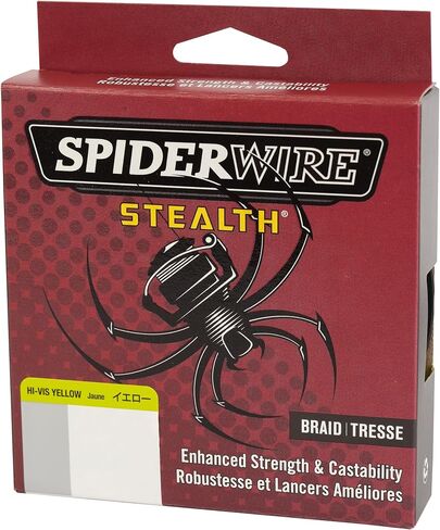 SpiderWire Stealth® Superline, Blue Camo, 65lb | 29.4kg, 125yd | 114m Braided Fishing Line, Suitable for Saltwater and Freshwater Environments in Saudi Arabia