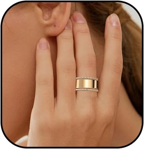 Stackable Gold Rings for Women Trendy Cubic Zirconia Thumb Ring Dainty Stacking Thin Rings Knuckle Ring Set Promise Statement Jewelry in Kuwait