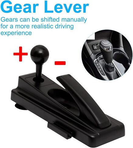 Steering Wheel for Xbox 360，PC Gaming Racing Wheel，volante para PC, 180 Degree Driving Wheel with pedals and shifter for XBOX 360 / PS3 / PC/Switch/Android in Kuwait