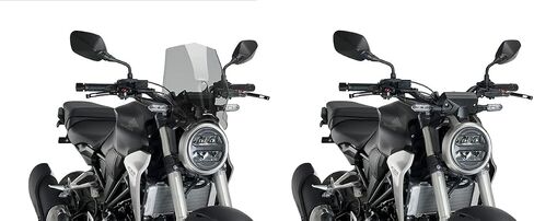 Puig - 9734H Winds. New Generation Honda CB300R NEO Sports Cafe 18-19 C/Smoke in Saudi Arabia