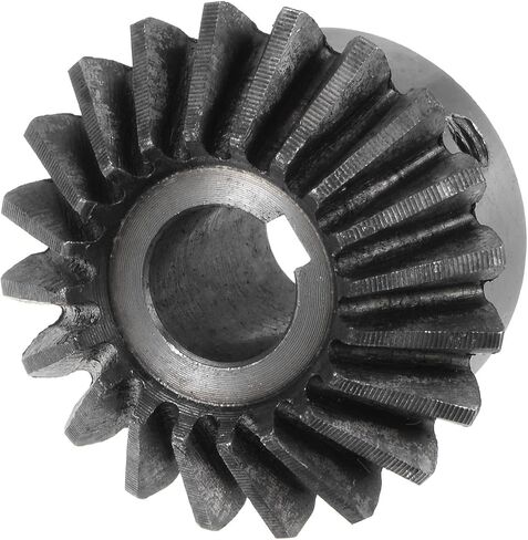 HARFINGTON 2pcs Bevel Gear 2M 20 Teeth 14mm Shaft Hole 1:1 Tapered Bevel Pinion Gear 45# Steel 2 Module 90 Degree Steering Gear, for Hardware Mechanical Rotation, with 5mm Keyway in Saudi Arabia