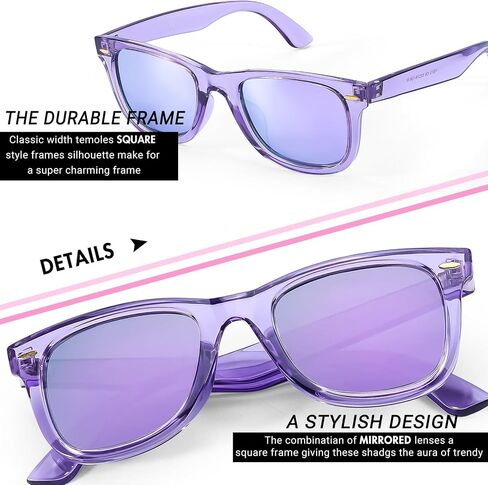 Women's Polarized Sunglasses- UV400 Protection Mirrored Beach Eyewear, Designer Fashion Sunglasses - Medium Fit in Saudi Arabia