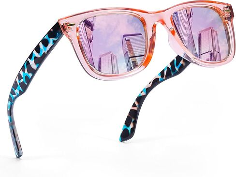 Women's Polarized Sunglasses- UV400 Protection Mirrored Beach Eyewear, Designer Fashion Sunglasses - Medium Fit in Saudi Arabia