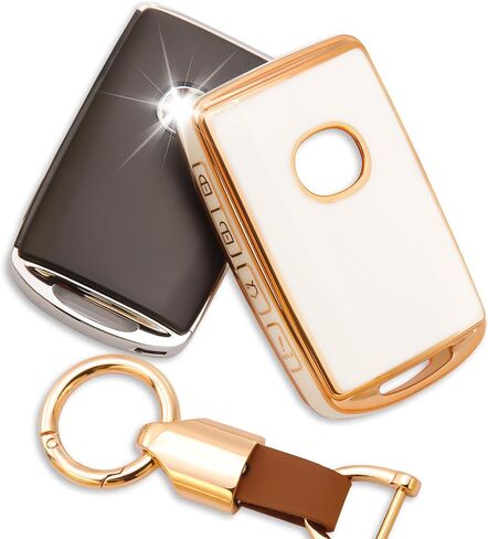 for Mazda Key Fob Cover TPU 4 Buttons Key Case with Keychain Fit for 2019-2025 Mazda3 Hatchback CX-5 CX-9 CX30 CX50 CX70 CX90 MX30 in Saudi Arabia