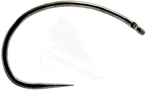 Eupheng 100pcs Plus Best Barbless Competition Fly Fishing Hook Collection, Dry Nymph Strimp&Pupa, Pupa jig Fly Hooks High Carbon Competition Hook (Jig Fly Hook Circle Point EP-9230, 16#) in Kuwait