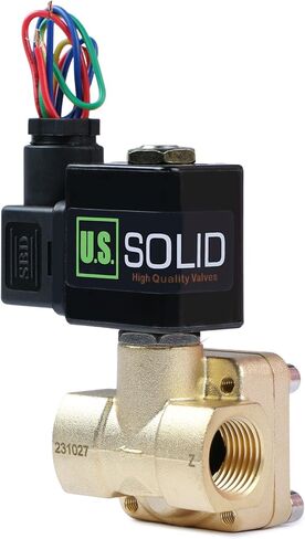 1/2" 230 PSI Electric Solenoid Valve 110-VAC VITON Normally Closed in Saudi Arabia