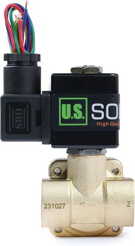 1/2" 230 PSI Electric Solenoid Valve 110-VAC VITON Normally Closed in Saudi Arabia