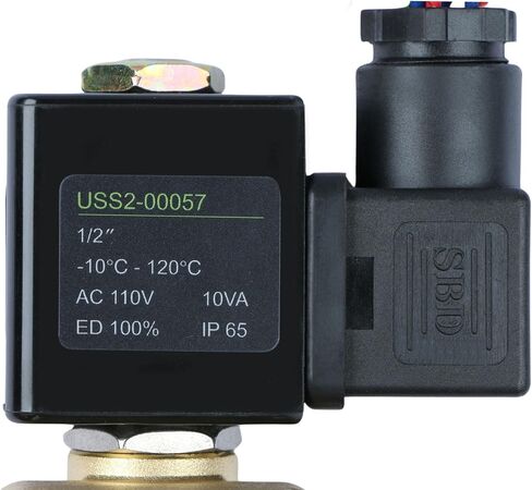 1/2" 230 PSI Electric Solenoid Valve 110-VAC VITON Normally Closed in Saudi Arabia