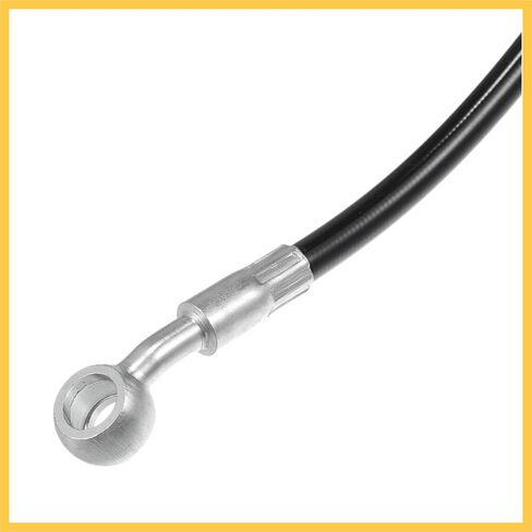 Brake Hose Motorcycle Hydraulic Brake Line Oil Hose Pipe Fitting for ATV Motorcycle Motocross Racing Bike 250cm Black 1 Set Auto Replacement Parts in Saudi Arabia