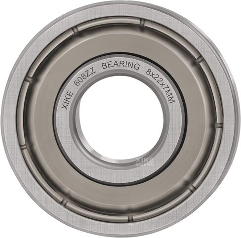 XiKe 10 Pcs 609ZZ Bearings 9x24x7mm, Double Metal Shield and Pre-Iubrication, Deep Groove Ball Bearings. in Saudi Arabia