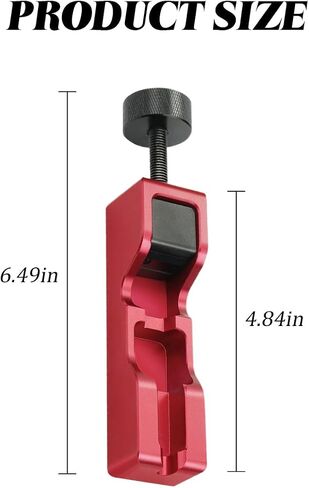 Car Spark Plug Gap Tool, Vehicle Sparkplug Gapping Tool with 32 Blade Steel Feeler Gauge, Automotive Spark Plugs Adjustment Gapper for Most 10mm 12mm 14mm 16mm, Universal Fit (Red) in Kuwait