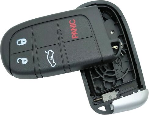 Remote Smart Key Fob Shell Case Fit for Dodge Journey 2011-2020 Keyless Entry Replacement Car Key Cover M3N-40821302 (4 Buttons-a) in Saudi Arabia