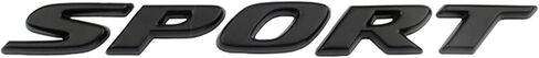 Sport Letter Emblem Trunk Lid Rear Logo Badge Fits Honda Accord Civic 2017-2023 (Matte Black) in Kuwait