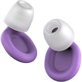 Ear Plugs for Sleep, Noise Cancelling Earplugs for Side Sleepers, Ultra-Soft, Pain-Free, Stay Put All Night, 26dB (SNR) Noise Reduction Earbuds for Focus,Travel,Tinnitus Relief & Ringing Ears