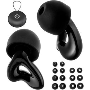 Concert Ear Plugs - Reusable Noise Cancelling Ear Plugs for Adults - 7 Tip Sizes for Musicians, Live Events, festival, Opera, Raves - Noise Reduction, Comfortable Silicone Design (Rose)