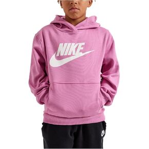 Nike Club Fleece Pullover Hoodie Grade-School (FD2988-646, Pink)