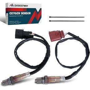 17014 SG1170 Oxygen Sensor Upstream or Downstream Compatible with 2001-2006 Volkswagen Beetle Passat Jetta Audi A4 A8 TT 1.8L 2PCS 2345112 2344808